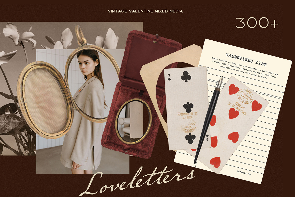 Vintage Valentines Day Mixed Media, an Object Graphic by Laras Wonderland (Photo 10 of 10)