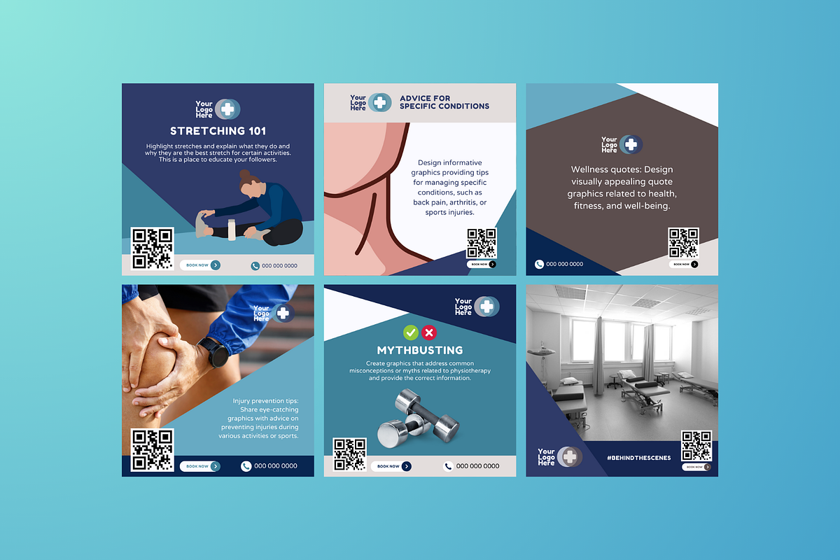 Physiotherapy Social Media, a Social Media Template by Sincerely Media (Photo 6 of 9)