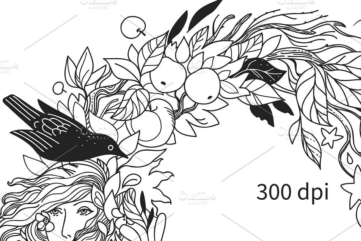 Wheel of Year. Vector art, a Seasonal Illustration by Nadia Murash (Photo 3 of 3)