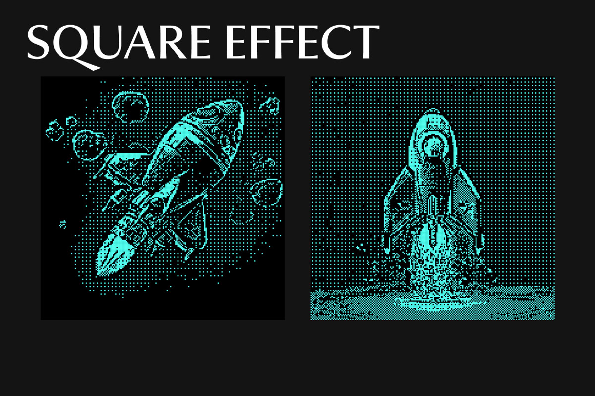 Pixel Screen Photo Effect, a Layer Style Add-On by dokudokunomi (Photo 4 of 5)