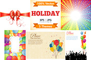 Birthday, Carnival, Christmas Decor, a Decorative Illustration by TAlex (Thumbnail 1 of 6)