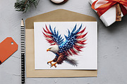 4th Of July Bald Eagle Sublimation, a Seasonal Illustration by RobertsArt (Thumbnail 4 of 7)