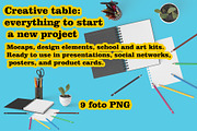Art Mockup: Colored Pencils, a Pens & Pencil Mockup by Tempera (Thumbnail 1 of 3)