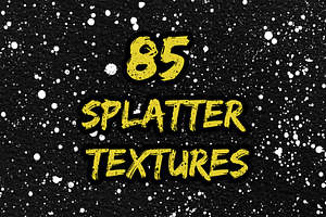 85 Ink Splatters Textures