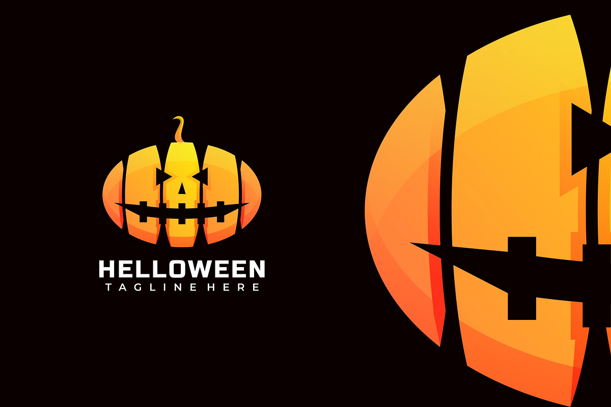 Halloween Gradient Logo, a Branding & Logo Template by Artnivora.Std