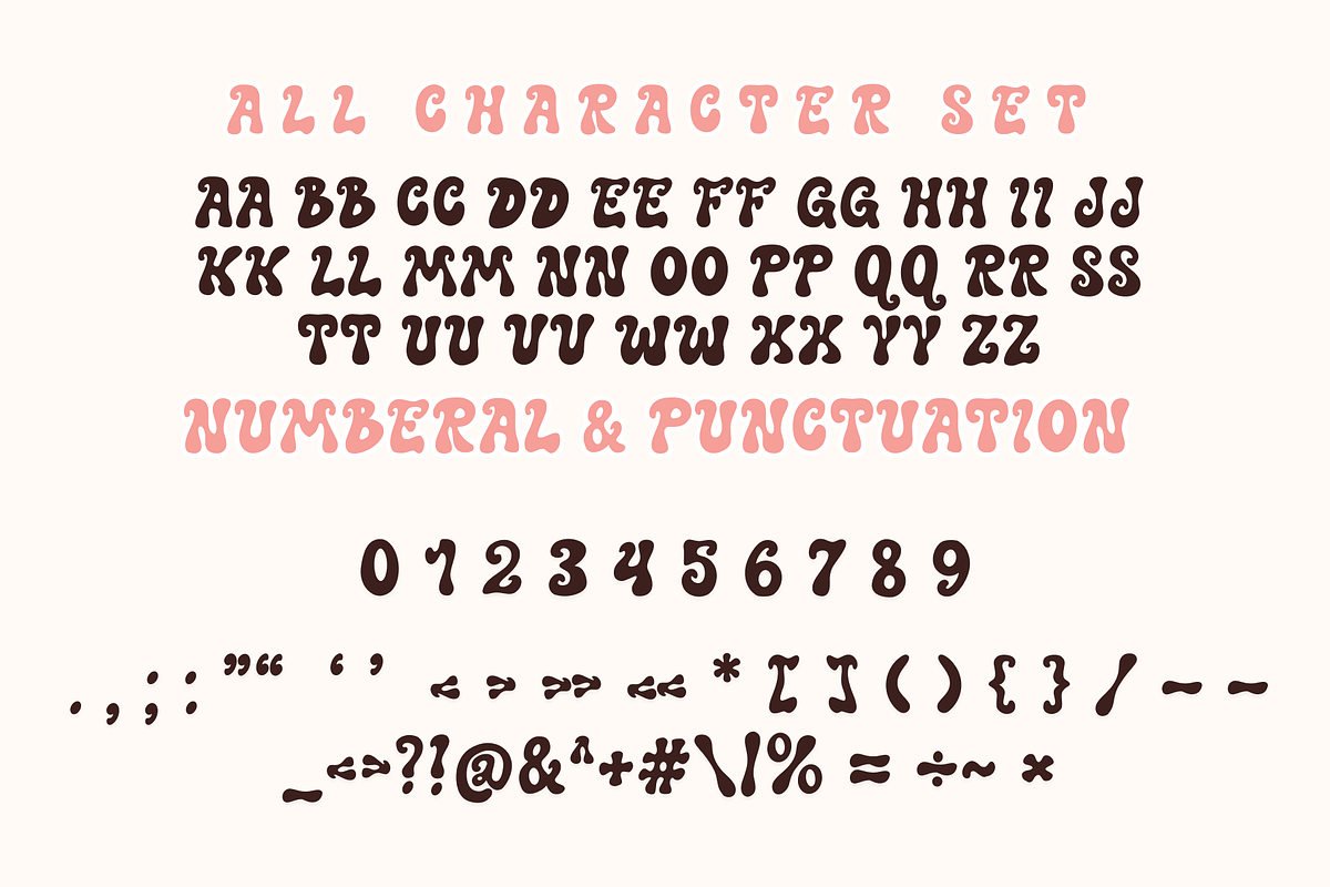 Christmas Bubble is retro font duo, a Handwritten Font by Brown Cupple (Photo 5 of 7)