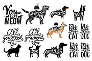 Cat and Dog lover set, an Animal Illustration by JULYMILKS (Thumbnail 2 of 3)