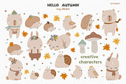 Hello autumn kids graphic collection, a Pattern Graphic by Cuteanny Design (Thumbnail 6 of 10)