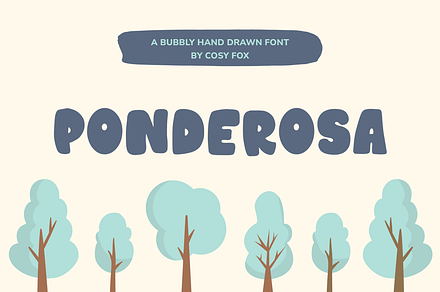Ponderosa Display Font