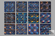 Celestial Galaxy Paper Quilling Sky, a Pattern Graphic by Fine Purple Elephant (Thumbnail 5 of 5)