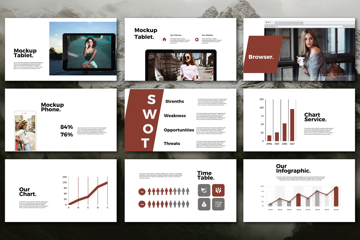 Modela Powerpoint Template, a Presentation Template by Spesifikstd