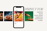Aesthetic Pizza Stock Photos, a Food & Drink Photo by HipFonts (Thumbnail 2 of 11)