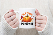 Pumpkin SVG, Fall Hey There Pumpkin, an Illustration by Designking (Thumbnail 3 of 4)