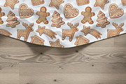 Gingerbread Christmas Pattern, a Pattern Graphic by Kreeya Art Shop (Thumbnail 12 of 14)