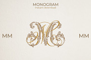 MM Wedding Monogram Logo, a Branding & Logo Template by LogoAV (Thumbnail 2 of 6)