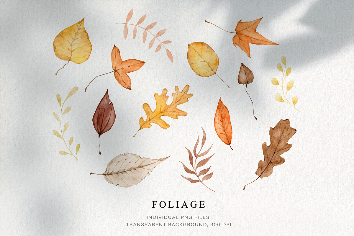 Halloween watercolor collection, a Decorative Illustration by CrystalinaShop (Photo 2 of 16)