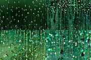 Green Dripping Glitter Patterns, a Pattern Graphic by PrintablesByFranklyn (Thumbnail 4 of 6)