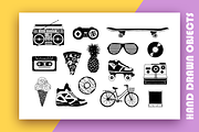 Back to the 90's. 15 Hand Drawn Pics, a Texture Illustration by Cosmic Store (Thumbnail 4 of 8)