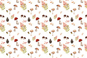 Watercolor autumn forest, a Seasonal Illustration by LeriaArt watercolor (Thumbnail 2 of 9)