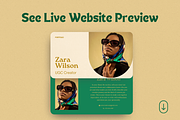 Bold UGC Portfolio Website Canva, a Websites & App Template by The Chaos Project (Thumbnail 7 of 8)