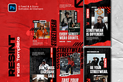 Resint Hypebeast Instagram Template, a Social Media Template by Shinra Labs (Thumbnail 1 of 5)
