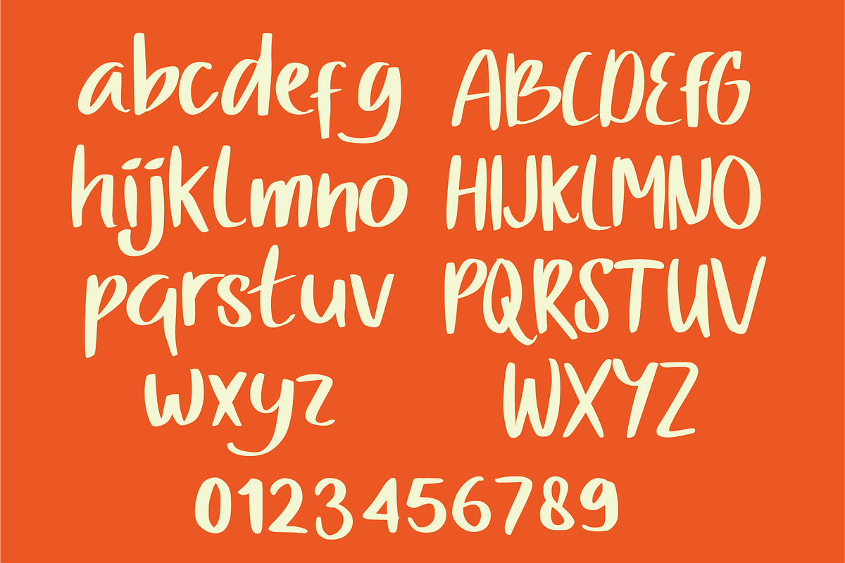 Green Salad Playful Font, a Handwritten Font by Berdansabersama (Photo 2 of 8)