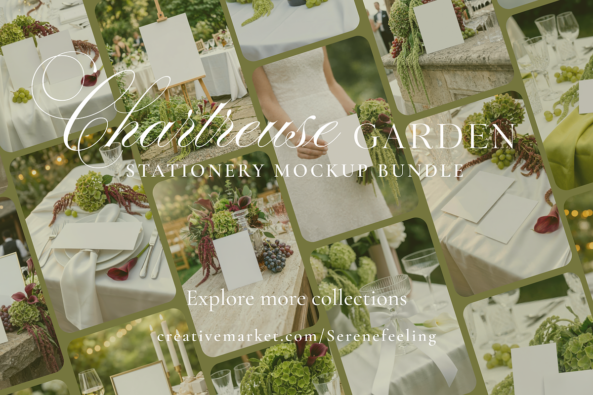 Chartreuse Stationery Mockup Bundle, an Advertising Mockup by Serenefeeling (Photo 16 of 17)