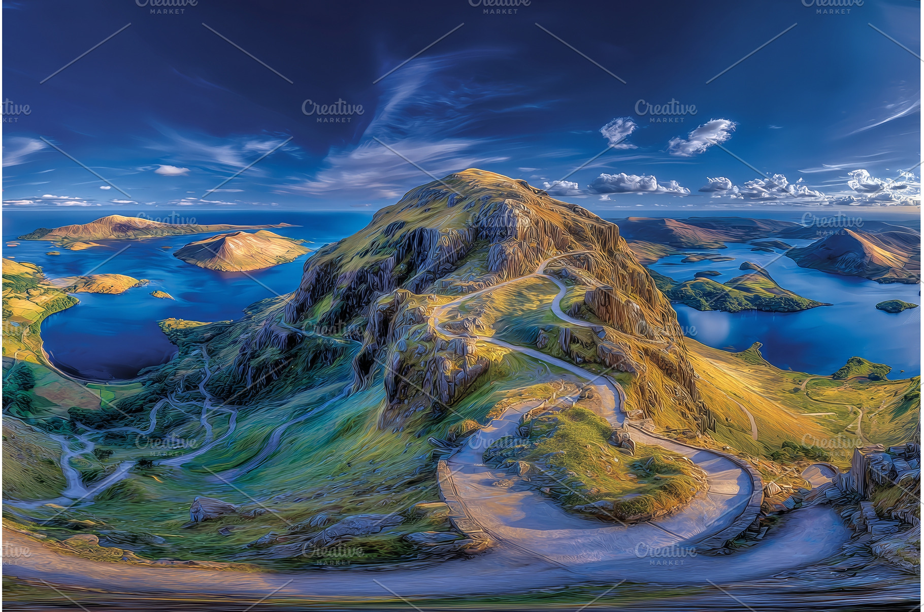 The summit of Diamond Hill in, a Nature Photo by ZinetroN