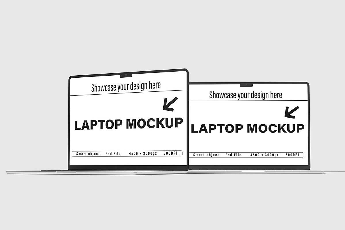 Isometric laptop mockup, a Mac Mockup by Graphicbars (Photo 9 of 20)