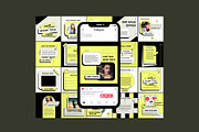 20 social media post design template, a Social Media Template by graphic bakers (Thumbnail 9 of 15)