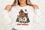 Merry Huntmas PNG, an Illustration by Craft Nest (Thumbnail 2 of 6)