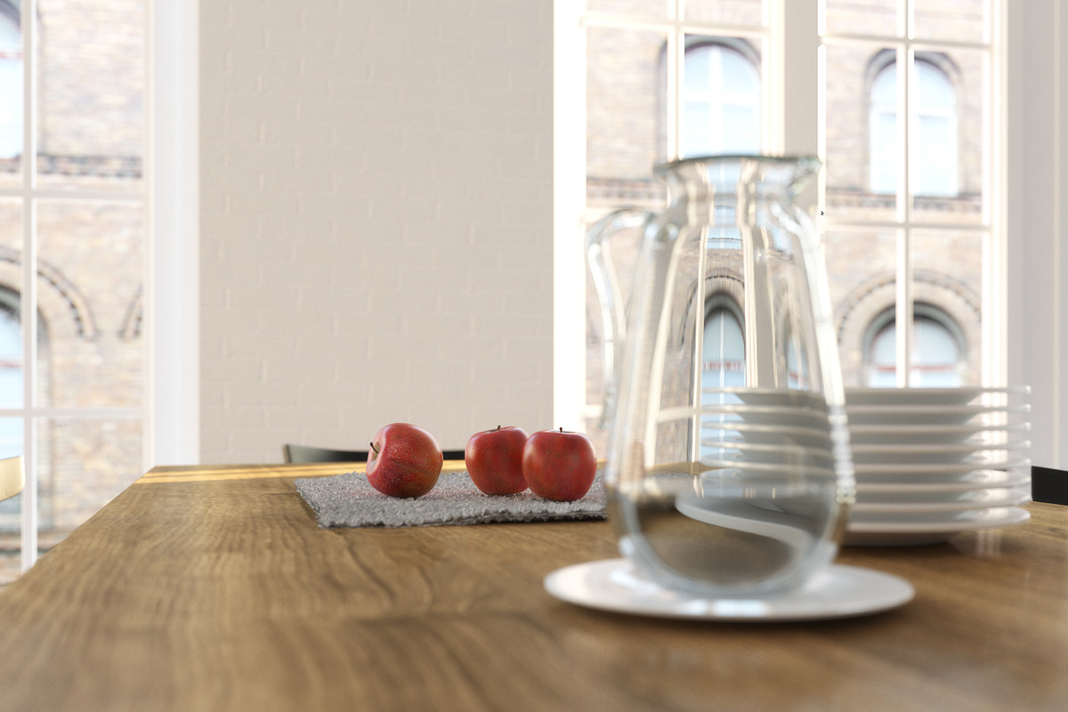 Dining furniture set 0508, a Furniture 3D Model by inDahouze (Photo 3 of 9)