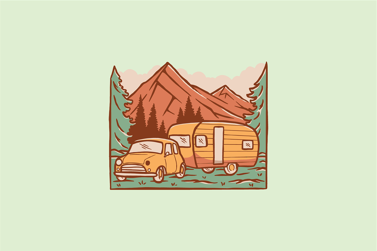 Adventure on Wheels, an Object Illustration by nomlimo.com (Photo 1 of 2)