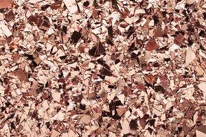 Pink Gold glitter foil confetti