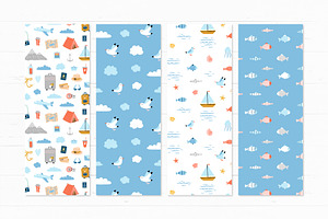 Summertime Illustrations & Patterns