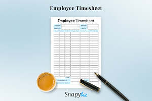 Employee Timesheet Printable