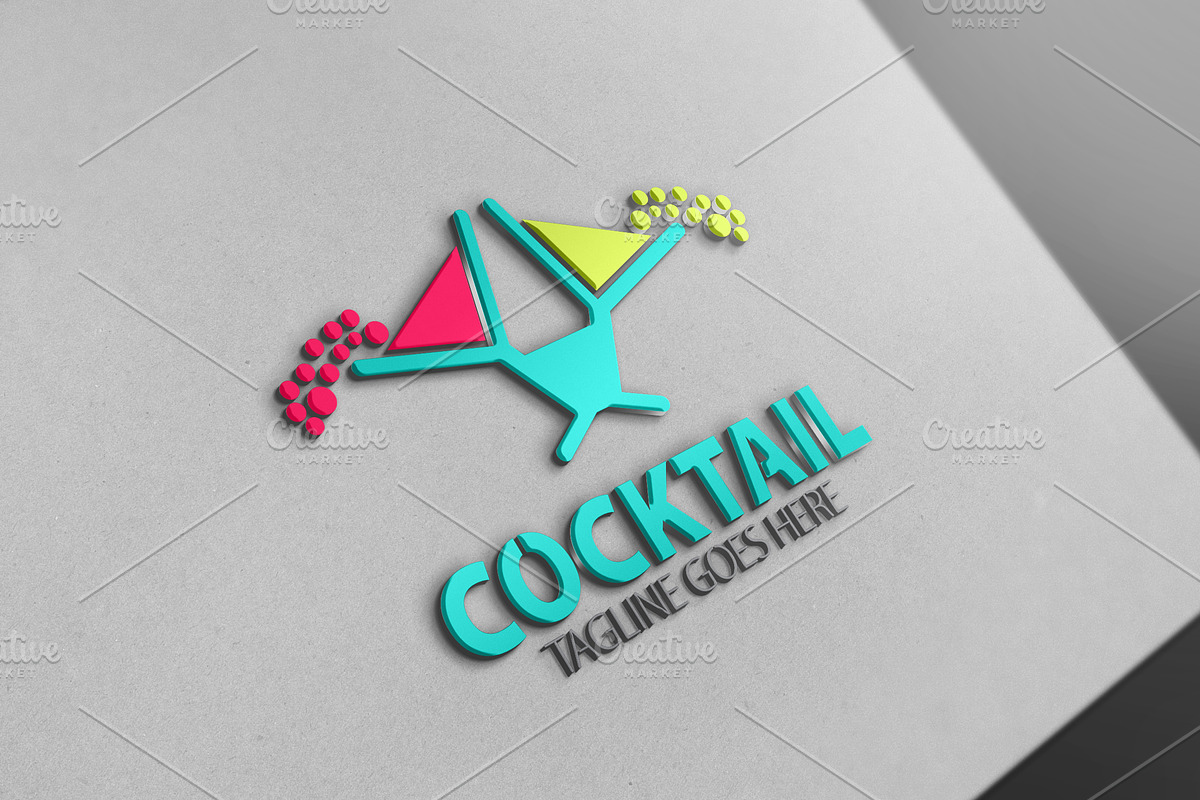 Cocktail Logo Version2, a Branding & Logo Template by Josuf Media (Photo 2 of 3)