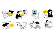 We Are Hurring, a Person Illustration by PureSolution (Thumbnail 5 of 6)