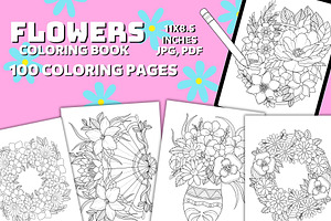 Flowers Coloring Book