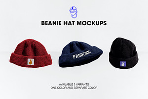 Beanie Hat Mockups