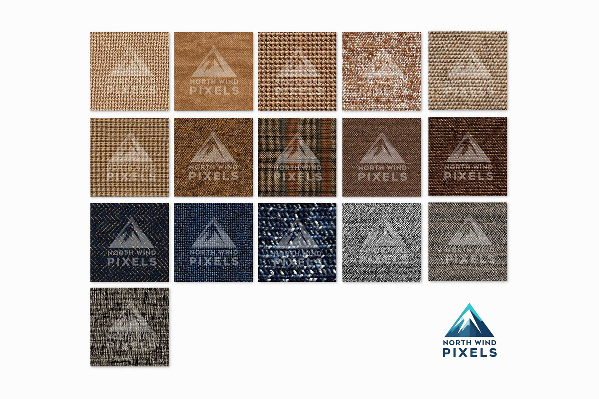 16 Academic Tweed Digital Papers, a Pattern Graphic by NorthWindPixels (Photo 2 of 4)