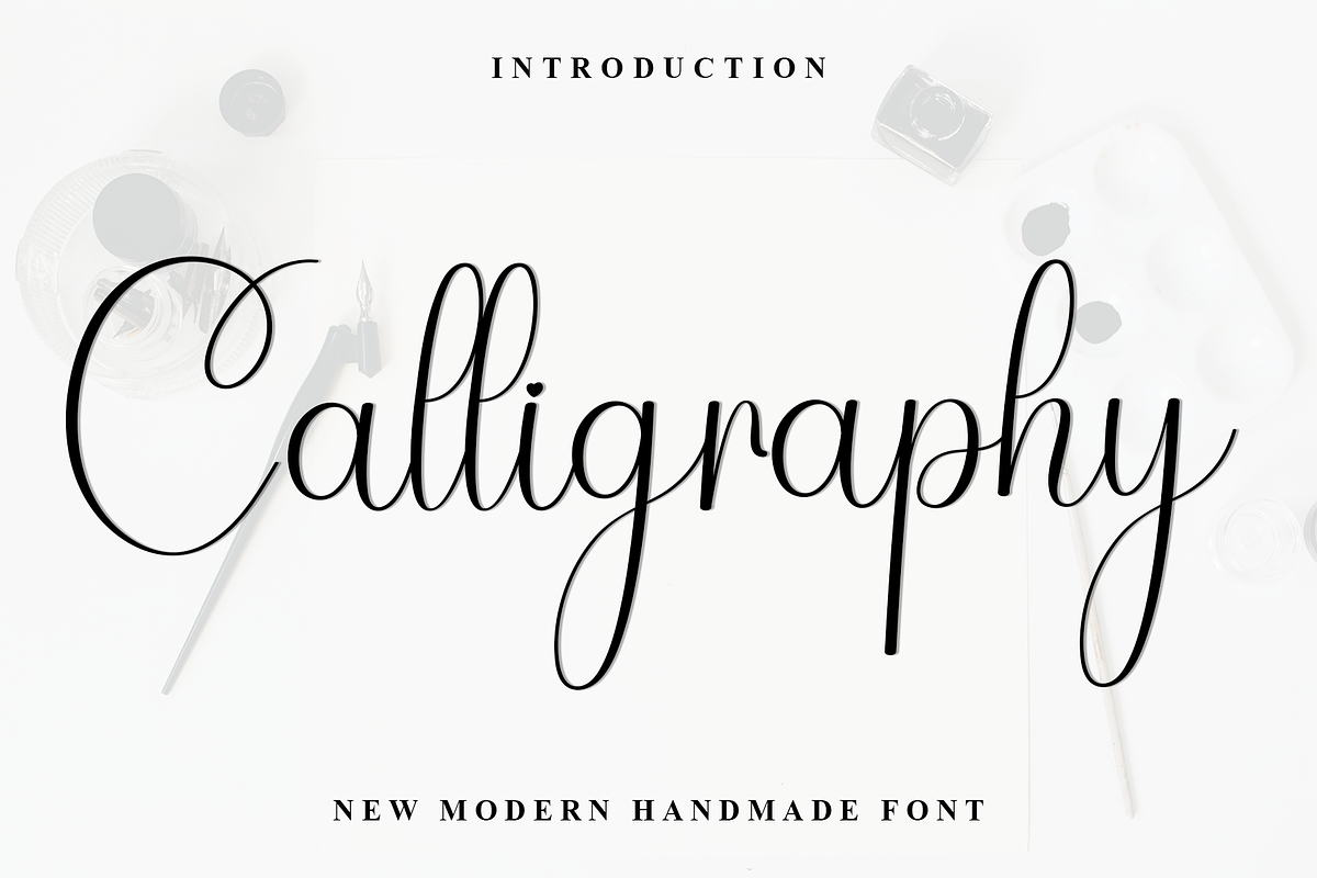 Calligraphy, a Handwritten Font by FreshTypeINK (Photo 1 of 8)