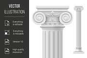 Roman column | Background Graphics ~ Creative Market