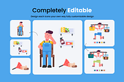 Animated Housekeeping Icons, a Duotone Icon by Prosymbols (Thumbnail 4 of 10)