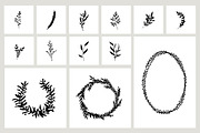 Stem & Twig Vector Silhouettes, a Decorative Illustration by Britt Fabello (Thumbnail 3 of 3)