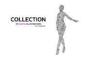 Abstract vector woman silhouettes, a Technology Illustration by Julvil (Thumbnail 1 of 4)