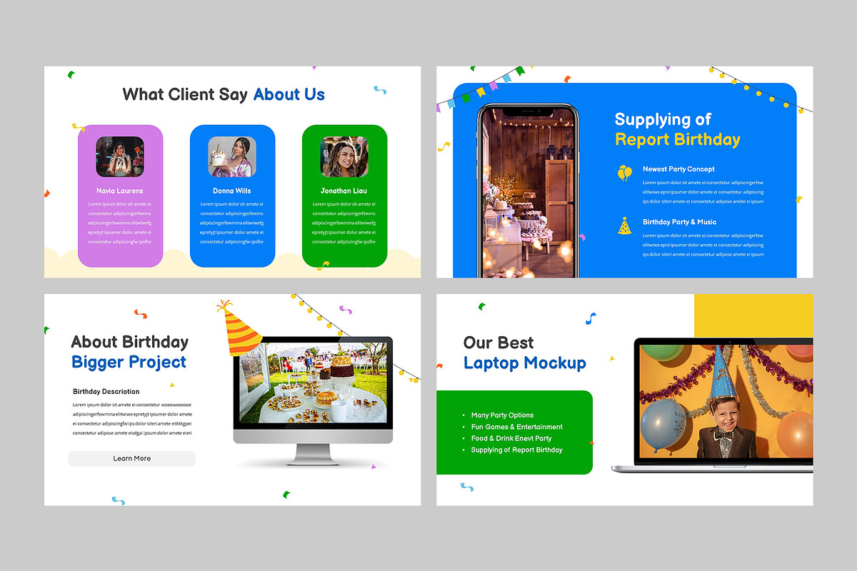 Birthday Party Powerpoint, a Presentation Template by rgbryand (Photo 7 of 9)