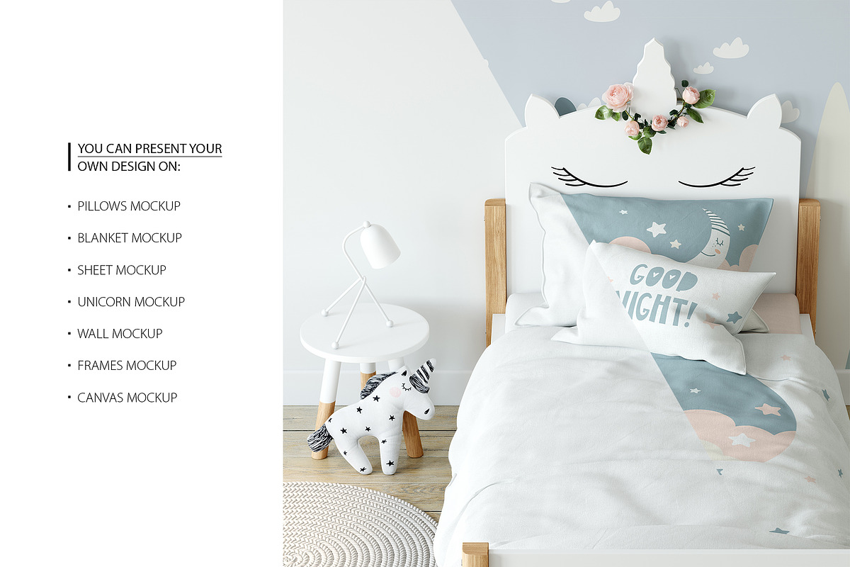 KIDS Fabric Mockup Pack 2, a Household Mockup by Yuri-U (Photo 7 of 15)