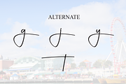 Brighton | Script Font, a Handwritten Font by Scratchones (Thumbnail 8 of 9)