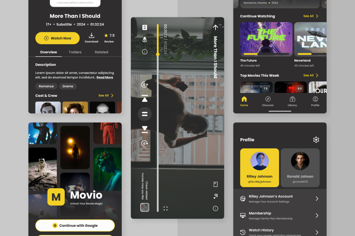 Movio - Movie Streaming Mobile App, an App Template by twinstd (Photo 5 of 5)